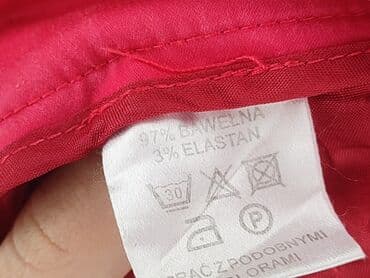 jaka bluzka do różowych spodni: Material trousers for women, size XS — 6