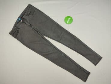 szare jeansy damskie stylizacje: Jeansy damskie, rozmiar XL — 2