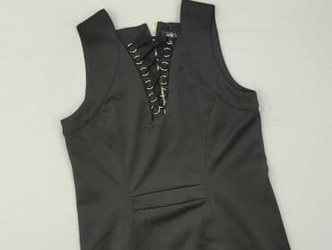 czarna sukienka ze srebrnymi wstawkami: Star by Julien Macdonald, Sukienka damska, XL — 1