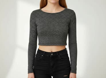 bluzka z otworem na kciuk: Top damski, rozmiar S — 5