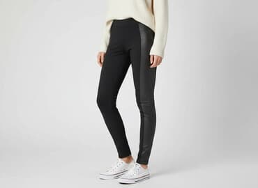 legginsy z siateczką nike: Topshop, Legginsy Eleganckie damskie, rozmiar M — 6