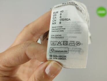 biala bluzka z dlugim rekawem: H&M, Bluzka damska, rozmiar L — 5