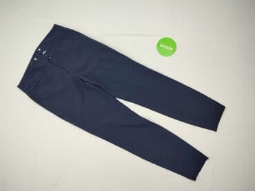 granatowe chinosy damskie: Spodnie materiałowe damskie, rozmiar M — 2