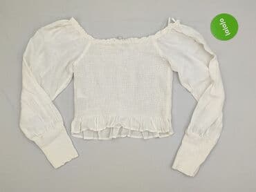 sweter piórkowy na drutach: Pieces, Bluzka damska, rozmiar L — 3