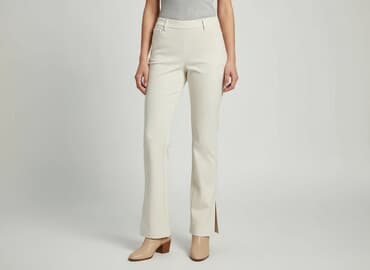 sinsay spodnie bezowe: Sinsay, Spodnie materiałowe damskie, rozmiar 2XS — 8