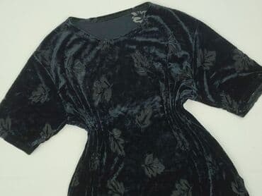 czarne eleganckie bluzki plus size: Bluzka damska, rozmiar XL — 1