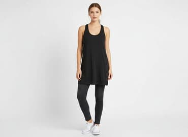 czarne sukienki na wesele dla puszystych: Sukienka damska, rozmiar L — 6