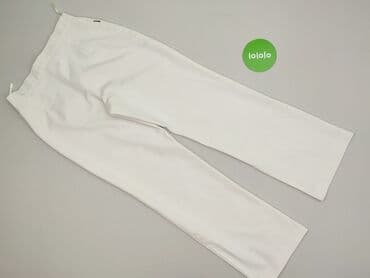 białe spodnie damskie mohito: Spodnie materiałowe damskie, rozmiar M — 3