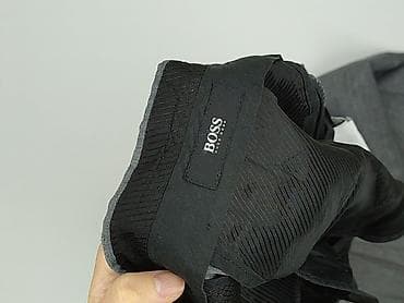 hugo boss: Spodnie męskie BOSS Hugo Boss – eleganckie, szare - Krój: klasyczny — 6