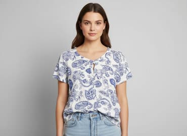bluza z napisem cropp: John Baner, Bluzka damska, S — 6