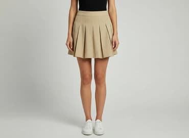 beżowa spódnice plisowane: Spódnica damska, rozmiar L — 1