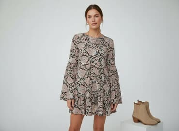 sukienka w kształcie trapezu: Gina Tricot, Sukienka damska, rozmiar S — 7