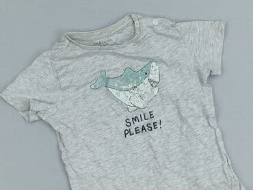 pomaranczowe spodnie dresowe: T-shirt, Sinsay, 2-3 years, 92-98 cm, condition - Very good — 1