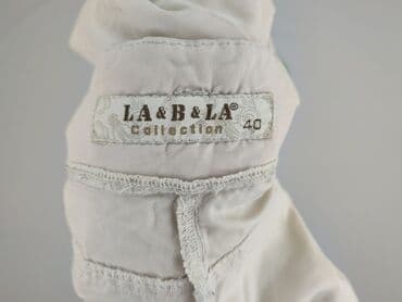 lagattini spodnie wyprzedaż: Spodnie materiałowe damskie, rozmiar L — 4