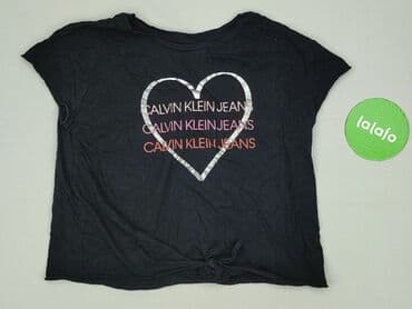 białe t shirty calvin klein: Calvin Klein, T-shirt damski, rozmiar L — 3