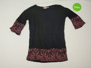 top z piórami czarny: Indiska, Tunika damska, rozmiar M — 2