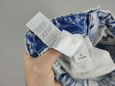 woskowane jeansy z wysokim stanem: Jeansy damskie, rozmiar S — 4