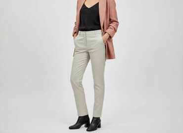 spodnie materiałowe zara: Zara, Spodnie materiałowe damskie, rozmiar M — 7