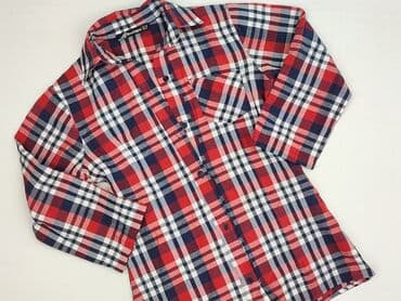 sukienka w czerwoną kratę damska: Koszula damska, rozmiar M — 1