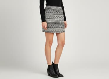 bershka spódnice w kratę: Bershka, Spódnica damska, rozmiar XS — 1