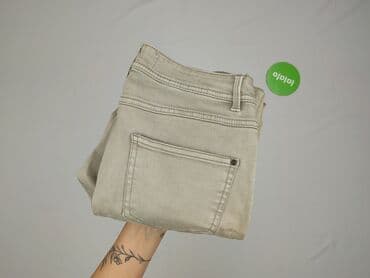 biale szerokie jeansy: Skinny, Jeansy damskie, rozmiar M — 6