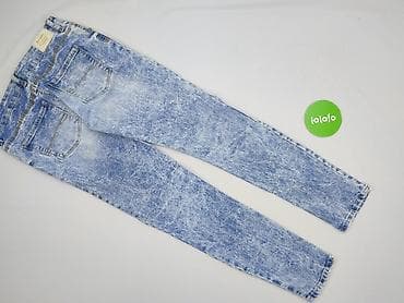 jeansy straight pull and bear: Bershka, Jeansy damskie, rozmiar M — 3