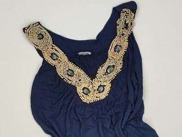 top z piórami czarny: Bluzka damska, rozmiar S — 1