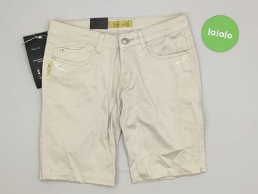 patchworkowe jeansy: Shorts for women, M — 2