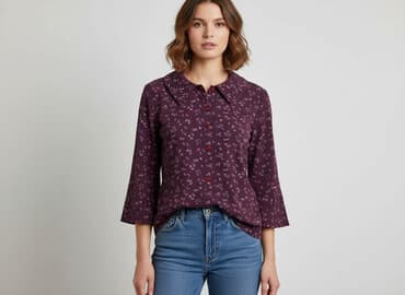 bluzki z rękawem 3 4 orsay: Orsay, Bluzka damska, rozmiar M — 1