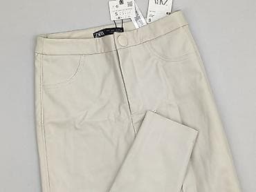 primark leginsy: Zara, Legginsy Ze skóry ekologicznej damskie, rozmiar S — 1