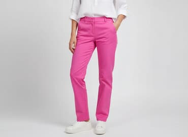 buty fuksja deichmann: Spodnie materiałowe damskie, rozmiar M — 7