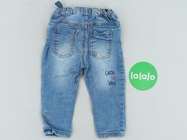 kurtki zimowe guess: Denim pants, 9-12 months, condition - Very good — 3