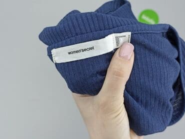 niebieska satynowa sukienka zara: Bluzka damska, rozmiar M — 5