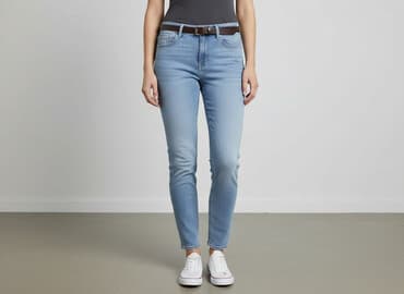 jeansy flare co to znaczy: F&F, Jeansy damskie, rozmiar M — 8