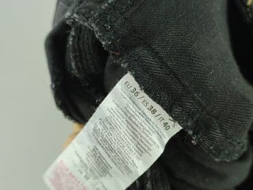 jeansy damskie z wysokim stanem na gumce: Ulubione, Jeansy damskie, rozmiar S — 5