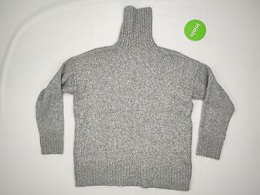 bluoltre sweter: H&M L.O.G.G., Golf damski, rozmiar S — 3