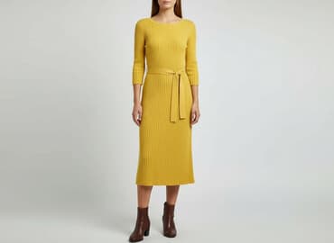 shein zolta sukienka: Orsay, Sukienka damska, rozmiar S — 7