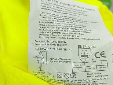 kurtki malachowski: Kamizelka odblaskowa HVW102 – męska, rozmiar XL - Kolor: żółty neon — 4