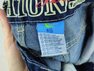 jeansy slouchy z wysokim stanem: Jeans, 8 years, 128, condition - Perfect — 5
