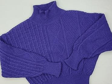 sweter melanż: Golf damski, rozmiar L — 1