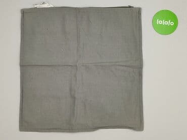 obrusy czerwone: Pillowcase, 48 x 48, kolor - Szary, stan - Bardzo dobry — 2