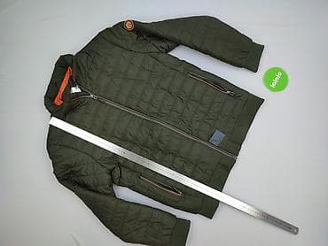 serce: Męska pikowana kurtka Marcus – rozmiar L - Kolor: khaki/oliwkowy z — 5