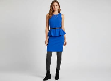 sukienka kobaltowa na wesele: Sukienka damska, rozmiar S — 1