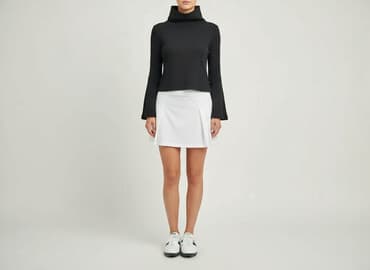 biale buty skarpetkowe: Golf damski, rozmiar M — 5