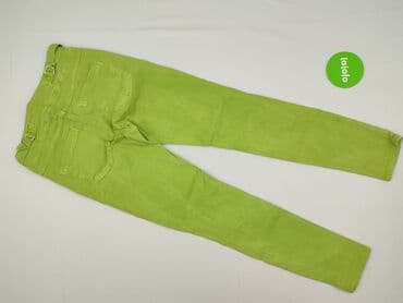 zielone jeansy damskie: Spodnie materiałowe damskie, rozmiar S — 3