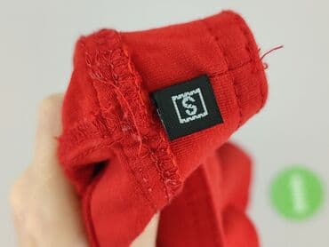 czerwone legginsy z wysokim stanem: Legginsy rozmiar S — 4