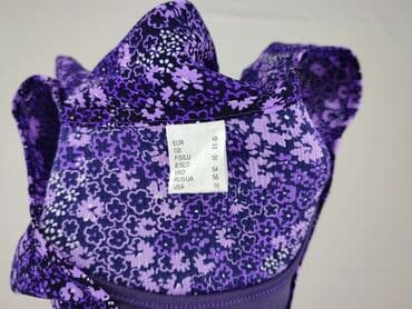 eleganckie bluzki w kwiaty: W, Bluzka damska, rozmiar 4XL — 4