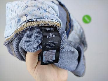 moda jeansy: F&F, Jeansy damskie, rozmiar 4XL — 4
