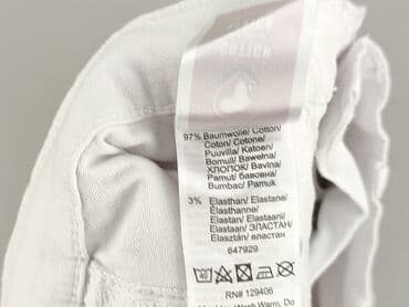 spodnie woskowane białe: John Baner, 3/4 length trousers for men, size M — 5