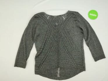 czarna sukienka i szary sweter: Sweter damski, rozmiar S — 3